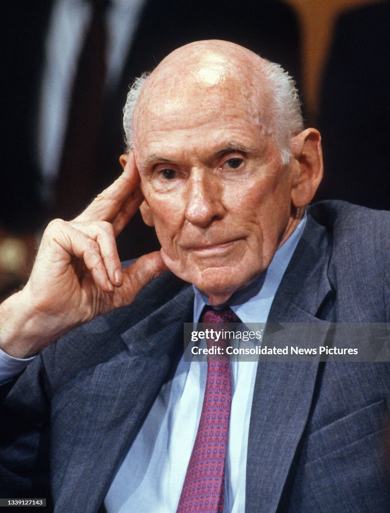 Senator Cranston Attends Confirmation Hearing