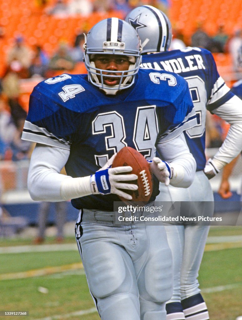 Herschel Walker On The Field At RFK Stadium