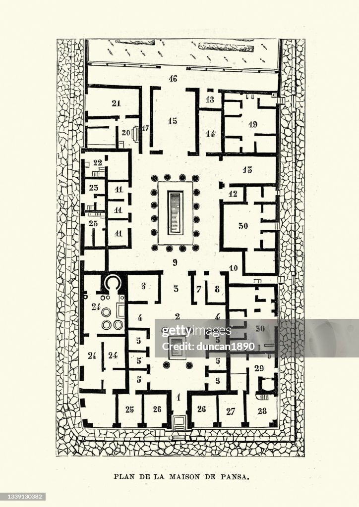 Building Rome Plan Ancient Roman Domus Floor Plan