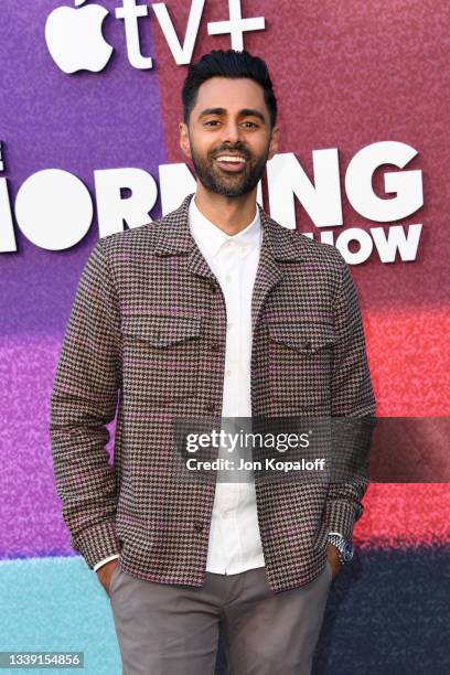 Hasan Minhaj attends Apple TV+'s "The Morning Show" Photo Call at Four Seasons Hotel Los Angeles at Beverly Hills on September 08, 2021 in Los...