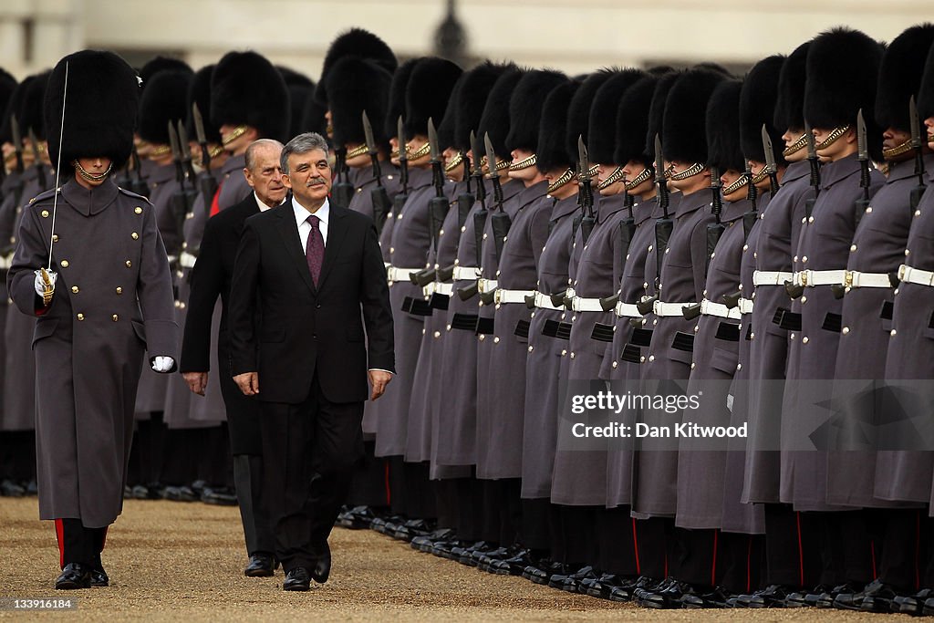 The President Of Turkey Abdullah Gul's State Visit To The UK