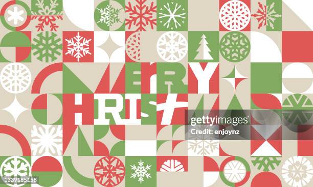 fun abstract christmas seamless wallpaper background - advent calendar stock illustrations