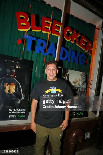 Christian Andersen attends the Wu-Tang: An American Saga Season 2 Premiere Watch Party with DJ SKEE at Bleeker Trading on September 08, 2021 in New...