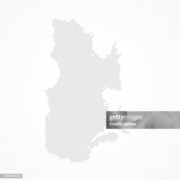 quebec map designed with lines on white background - quebec stock illustrations