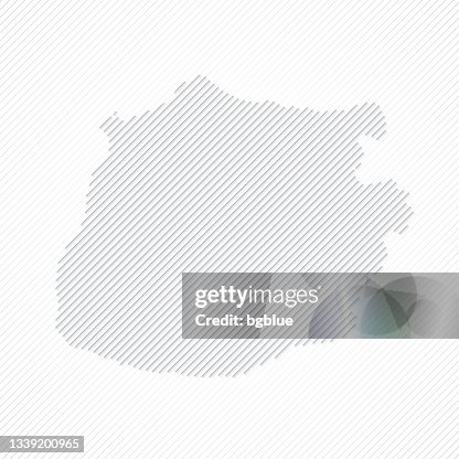 Saba map designed with lines on white background Saba map designed with lines on white background