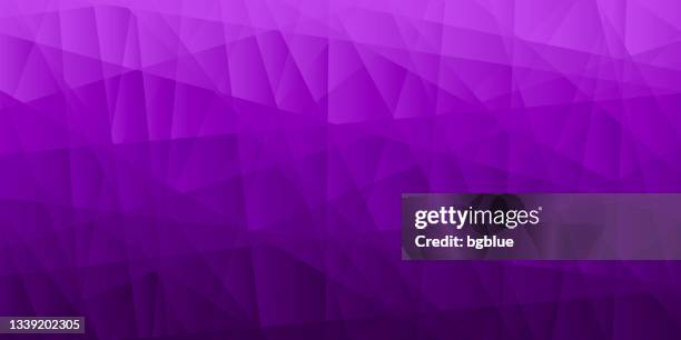 abstract geometric background - polygonal mosaic with purple gradient - purple background stock illustrations