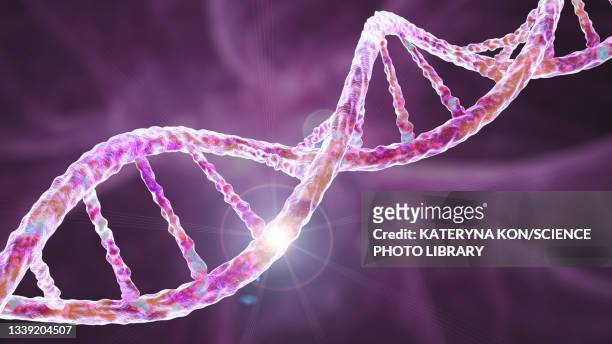 genetic mutation, conceptual illustration - dna stock illustrations