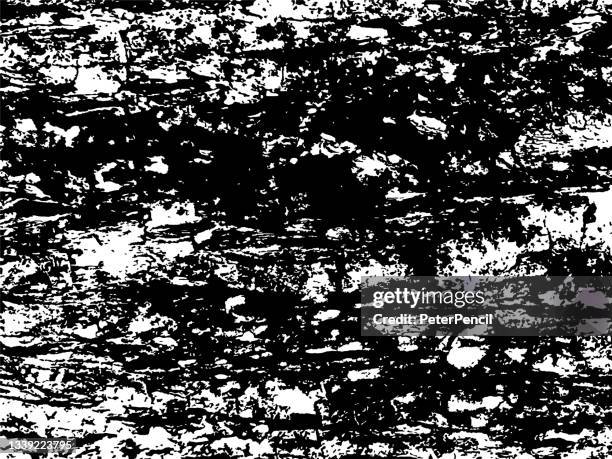 grunge texture - wood tree bark. black dusty scratchy pattern. abstract grainy background. vector design artwork. textured effect. crack. - tree bark texture vector stock illustrations