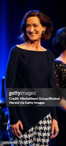 Haydn Gwynne performs along with the cast of A Little Night Music during the Huntington Theatre Company's 2016 Spotlight Spectacular gala inside the...