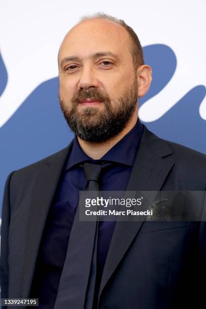 Giancarlo Grande attends the photocall of "Viaggio Nel Crepuscolo" during the 78th Venice International Film Festival on September 09, 2021 in...