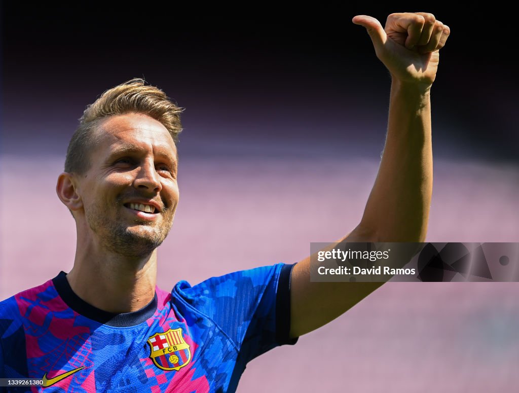 FC Barcelona Unveil New Signing Luuk de Jong