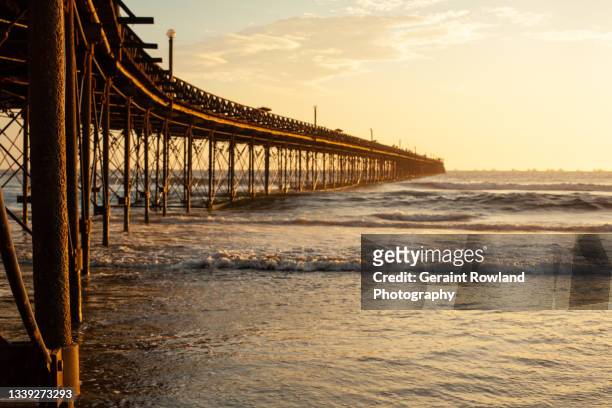 pier at pimentel - chiclayo peru stock pictures, royalty-free photos & images