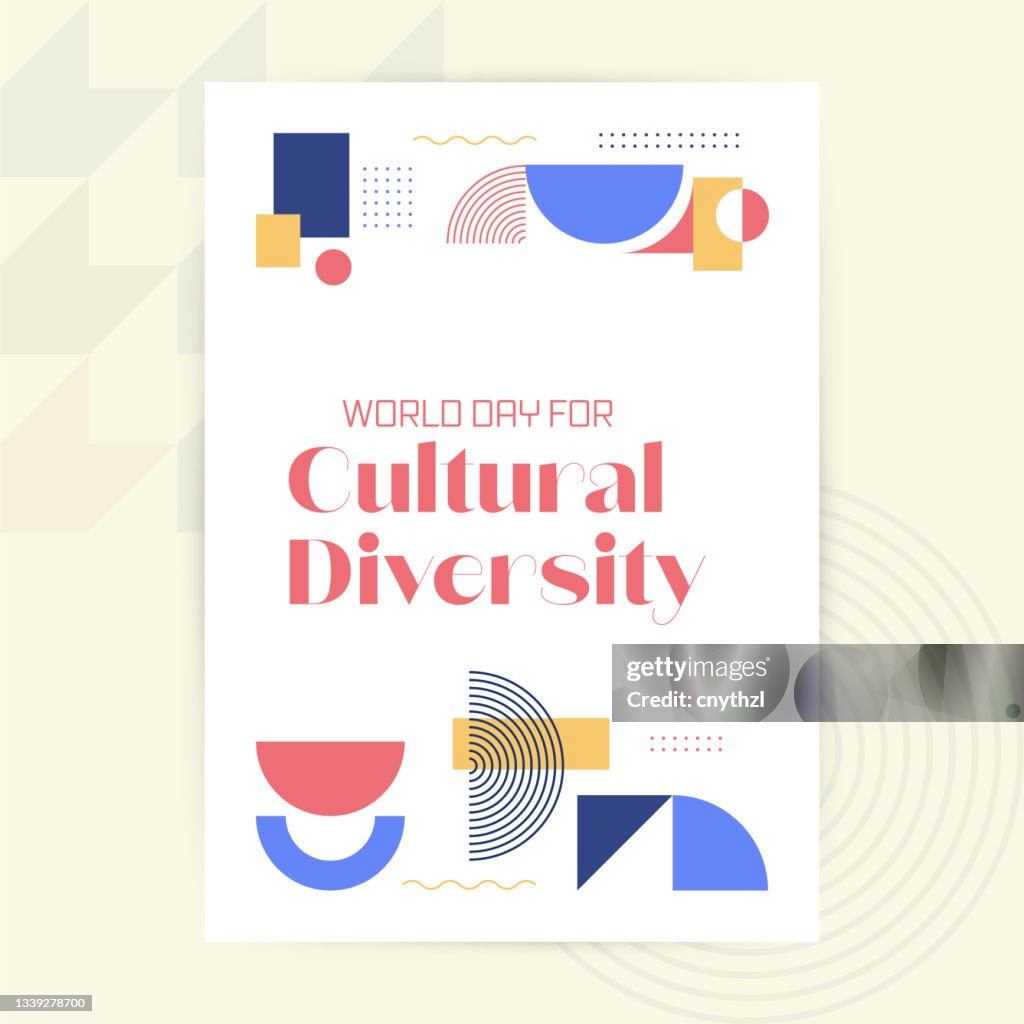 Cultural Diversity Modern Design Brochure Poster Flyer Presentation ...