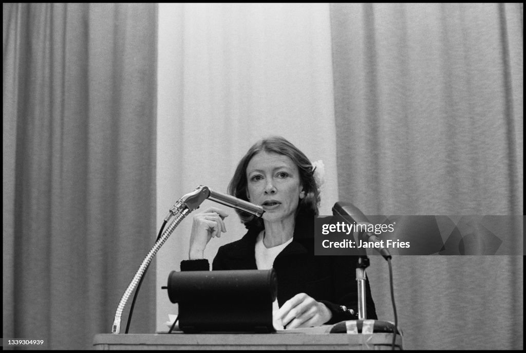 Joan Didion Speaks At The College Of Marin