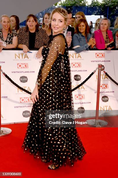 Lydia Bright attends the National Television Awards 2021 at The O2 Arena on September 09, 2021 in London, England.