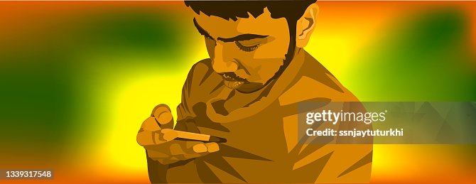 Boy Is Study With Mobile During On-line Class Boy Is Study With Mobile During On-line Class