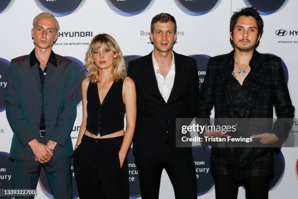 Wolf Alice attend the Hyundai Mercury Music Prize 2021 at Eventim Apollo, Hammersmith on September 09, 2021 in London, England.