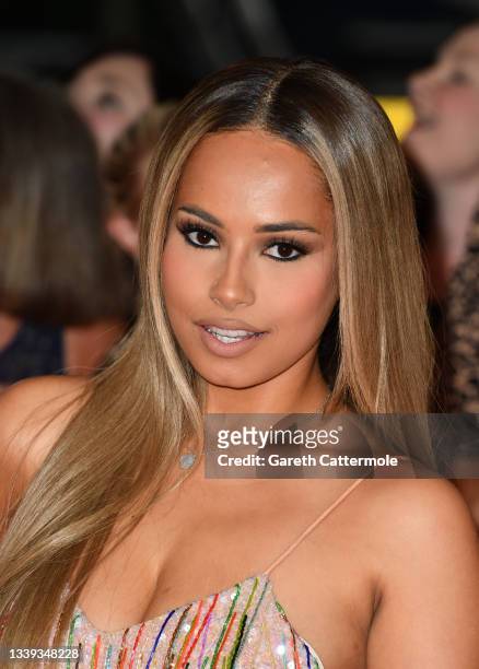 Amber Gill attends the National Television Awards 2021 at The O2 Arena on September 09, 2021 in London, England.