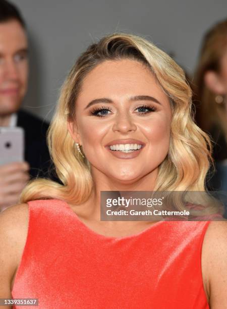 Emily Atack attends the National Television Awards 2021 at The O2 Arena on September 09, 2021 in London, England.