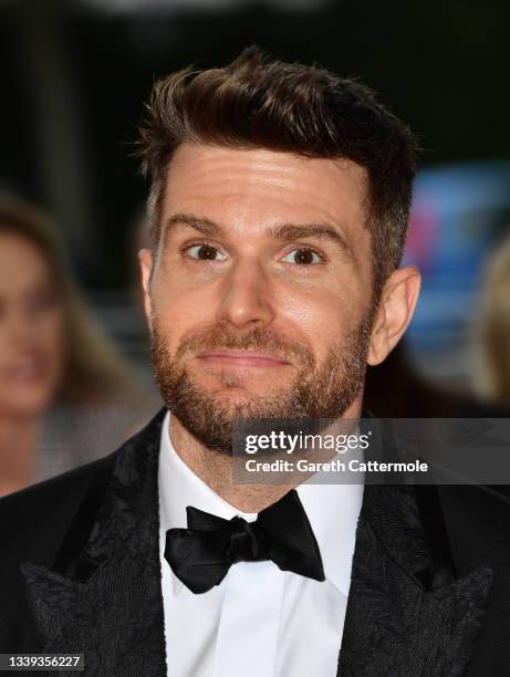 Joel Dommett attends the National Television Awards 2021 at The O2 Arena on September 09, 2021 in London, England.