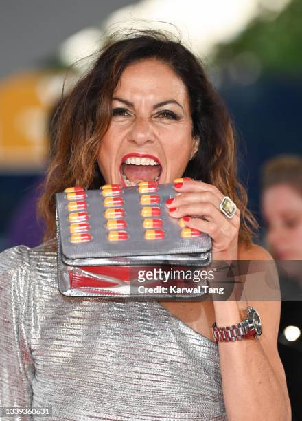 Julia Bradbury attends the National Television Awards 2021 at The O2 Arena on September 09, 2021 in London, England.