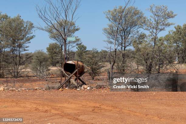 Post Box Outback 34 Red Post Box Australia Stock Photos, High-Res Pictures, and Images ...