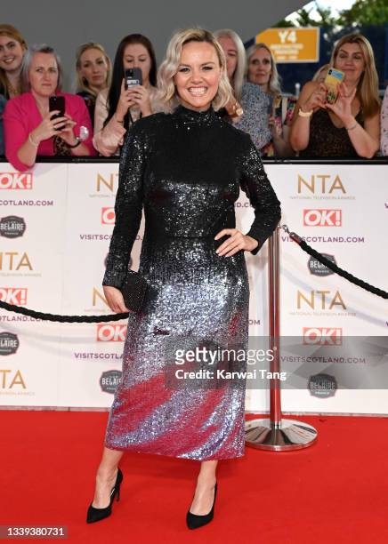 Charlie Brooks attends the National Television Awards 2021 at The O2 Arena on September 09, 2021 in London, England.