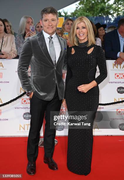 Ben Shephard and Kate Garraway attend the National Television Awards 2021 at The O2 Arena on September 09, 2021 in London, England.