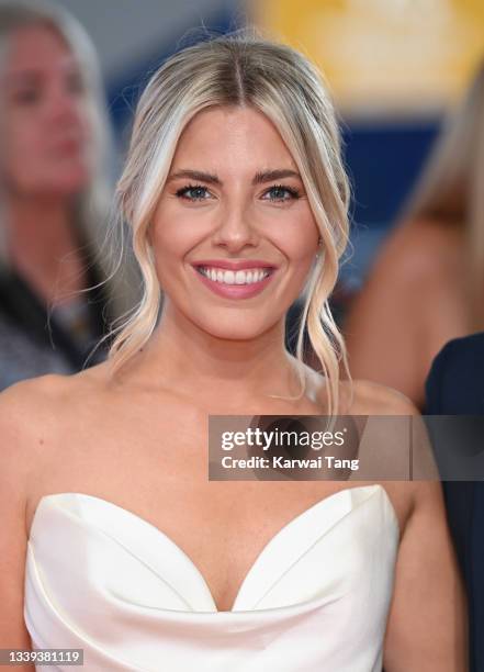 Mollie King attends the National Television Awards 2021 at The O2 Arena on September 09, 2021 in London, England.