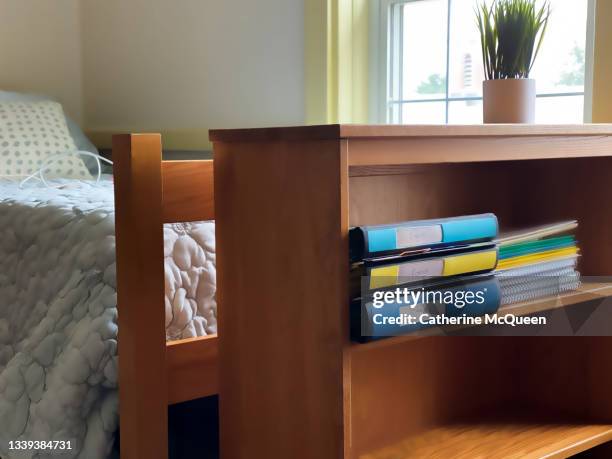 moving day: transition to dorm room living - interim stock pictures, royalty-free photos & images