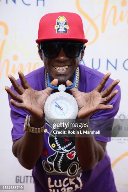 Rapper Flavor Flav attends "Shine" Talk Show Premiere at Raleigh Studios Screening Rooms on September 09, 2021 in Los Angeles, California.