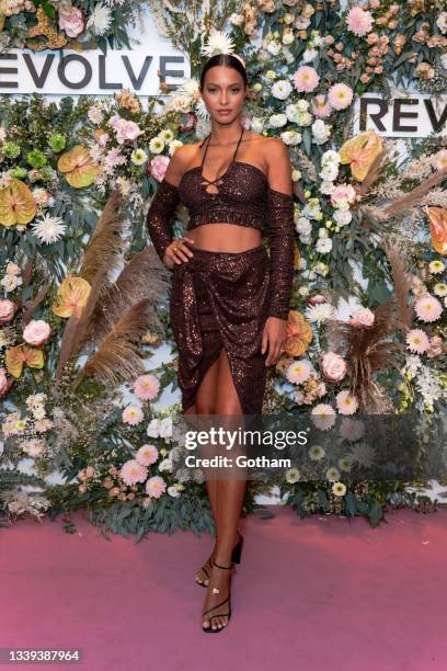 Lais Ribeiro attends the Revolve Gallery at Hudson Yards on September 09, 2021 in New York City.