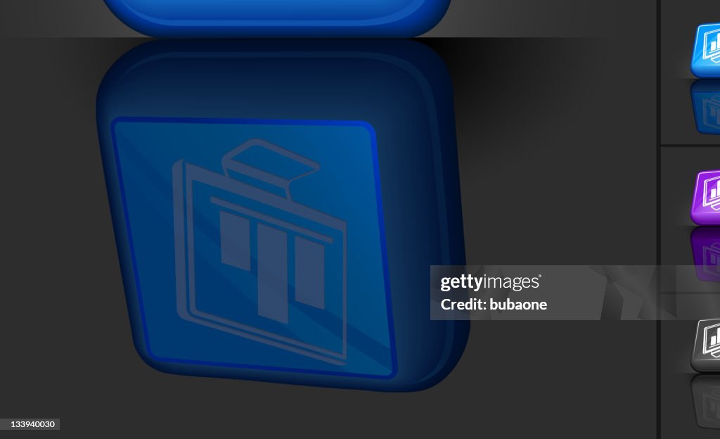 Monitor Button Simple Design Monitor With Bar Graph 3d Button Design High-Res Vector Graphic - Getty ...
