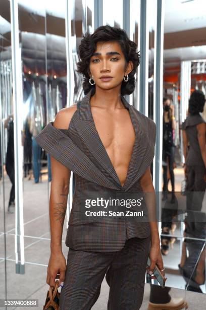 Bretman Rock attends the REVOLVE Gallery NYFW Presentation And Pop-up at Hudson Yards on September 09, 2021 in New York City.