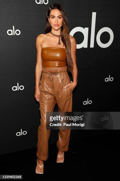 Amelia Gray Hamlin attends the Alo Wellness Department Dinner at Alo Yoga Flatron on September 09, 2021 in New York City.