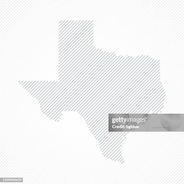 texas map designed with lines on white background - texas outline stock illustrations