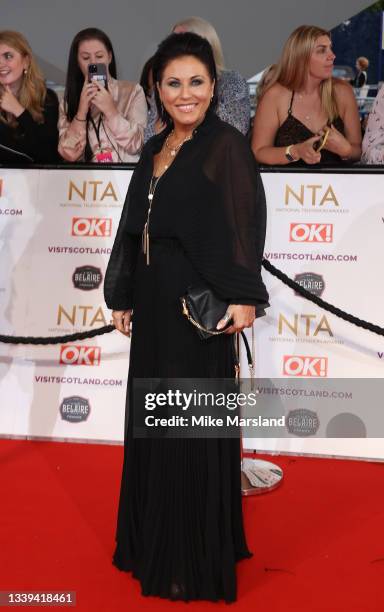 Jessie Wallace attends the National Television Awards 2021 at The O2 Arena on September 09, 2021 in London, England.