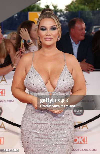 Shaughna Phillips attends the National Television Awards 2021 at The O2 Arena on September 09, 2021 in London, England.