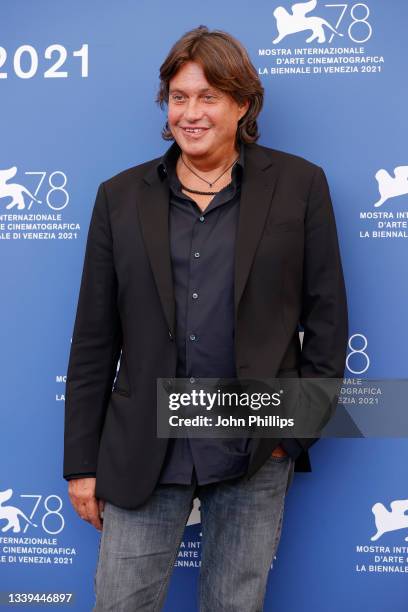 Cristiano De André attends the photocall of "Deandré#Deandré Storia Di Un Impiegato" during the 78th Venice International Film Festival on September...