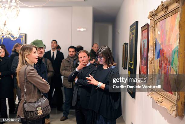 Barbara Berlusconi attends the 'Nicolo Cardi Presents Flavio Favelli Solo Show' At The Cardi Black Box Gallery on November 22, 2011 in Milan, Italy.