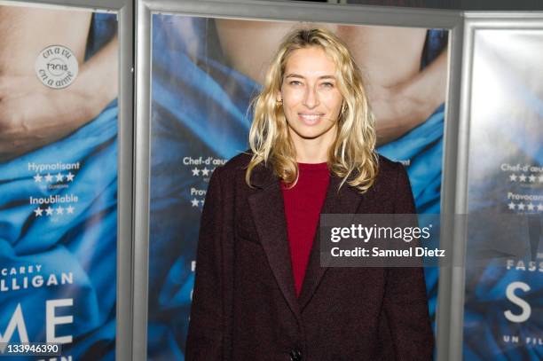 Alexandra Golovanoff attends photocall for "Shame" Paris premiere at Mk2 Bibliotheque on November 22, 2011 in Paris, France.