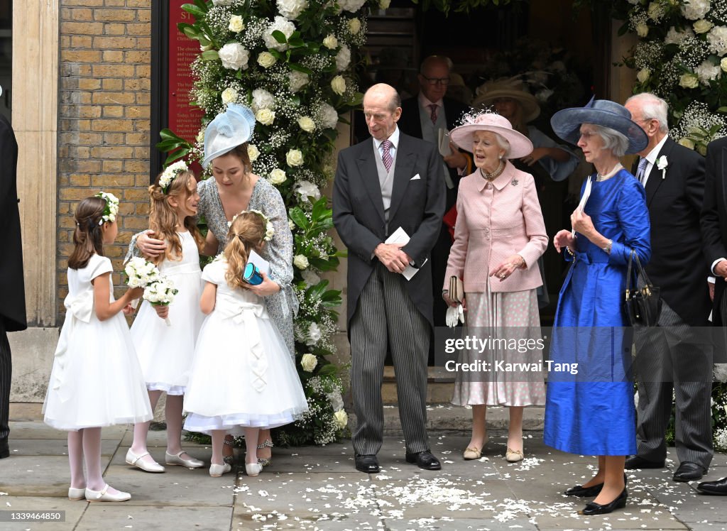 Flora Alexandra Ogilvy And Timothy Vesterberg Marriage Blessing At St James's Piccadilly