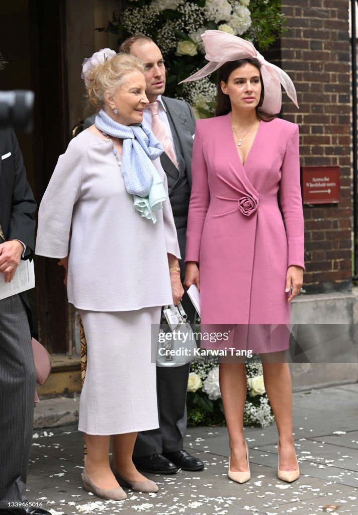 Flora Alexandra Ogilvy And Timothy Vesterberg Marriage Blessing At St James's Piccadilly