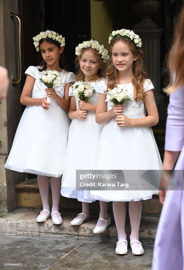 Flora Alexandra Ogilvy And Timothy Vesterberg Marriage Blessing At St James's Piccadilly