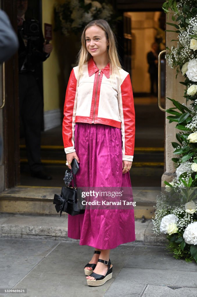 Flora Alexandra Ogilvy And Timothy Vesterberg Marriage Blessing At St James's Piccadilly
