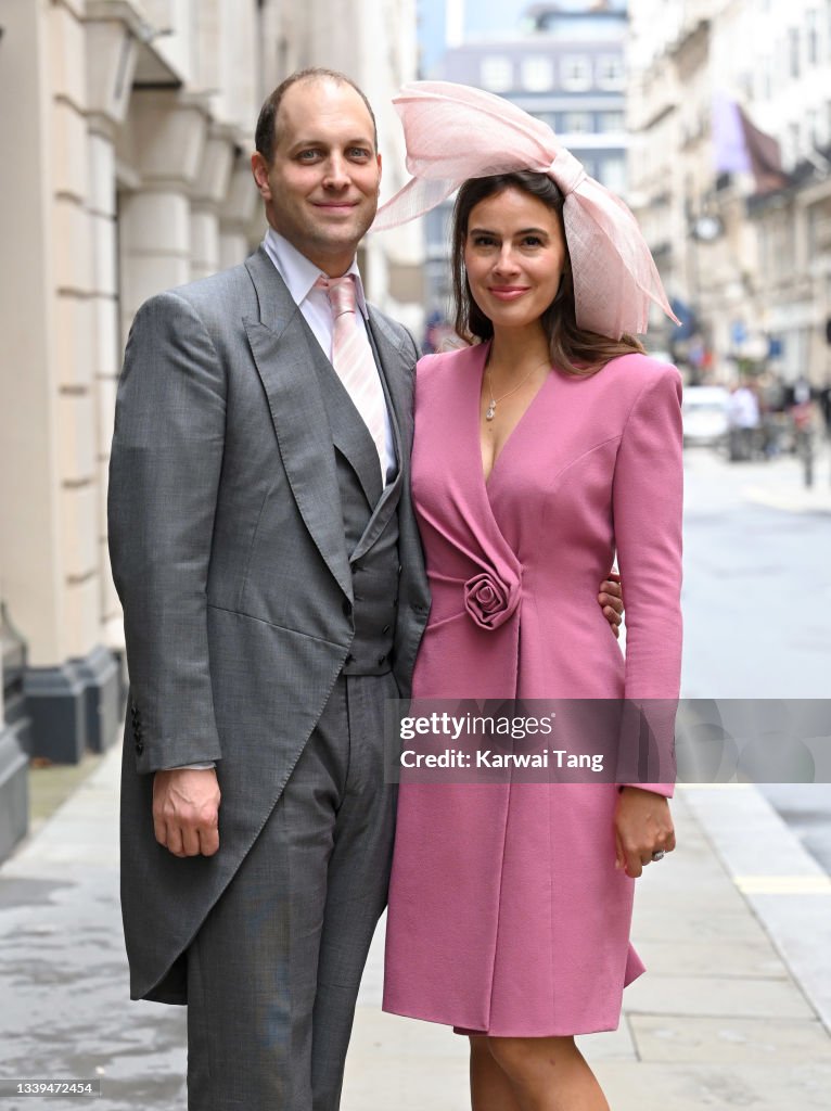 Flora Alexandra Ogilvy And Timothy Vesterberg Marriage Blessing At St James's Piccadilly
