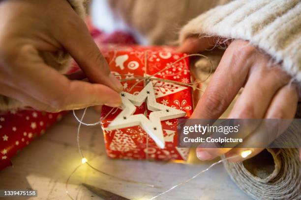 christmas present - gift bag stock pictures, royalty-free photos & images