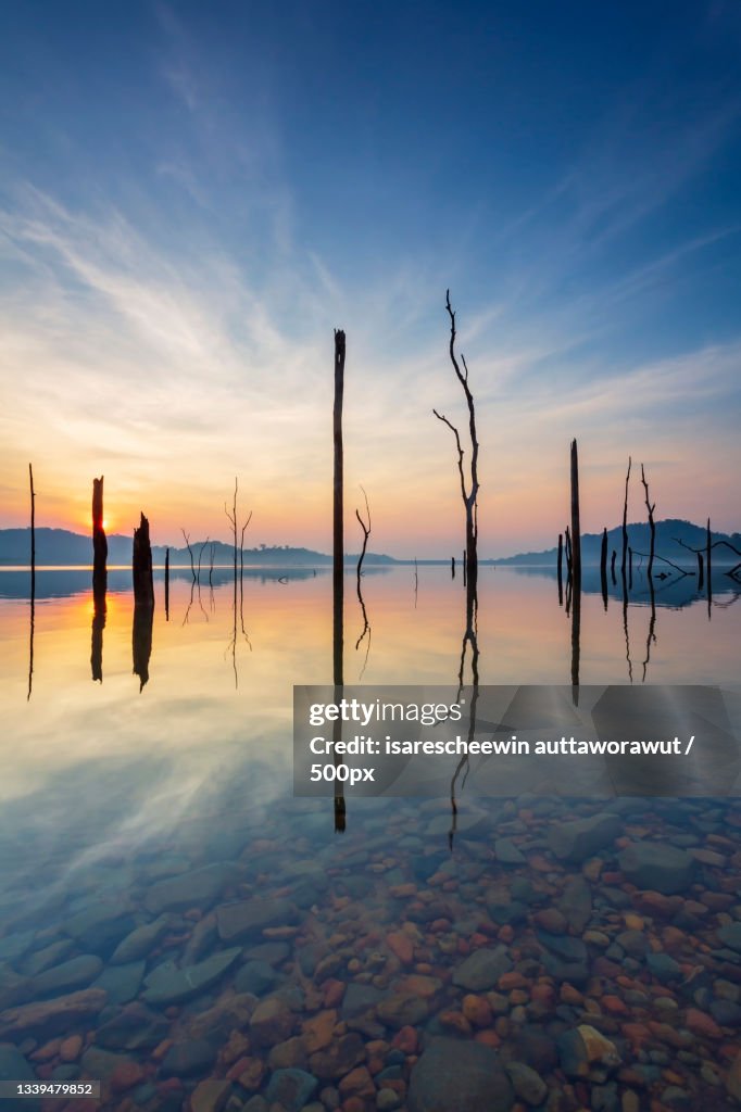 Scenic view of sea against sky during sunset,Khao Khitchakut District,Chanthaburi,Thailand