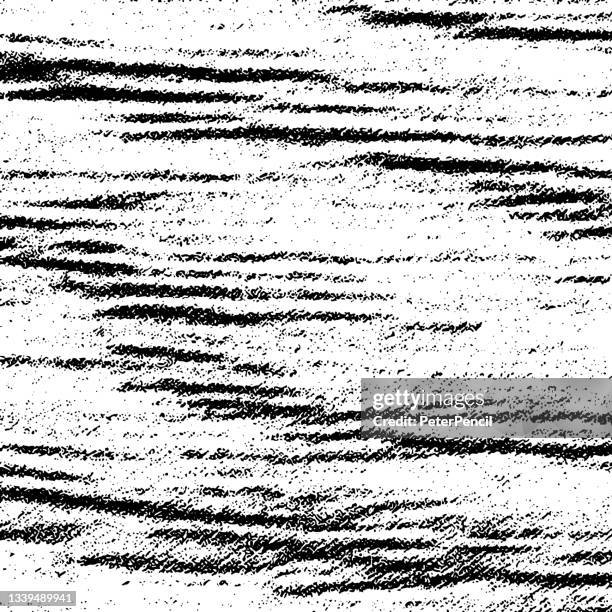 wood slice grunge texture. black dusty scratchy pattern. abstract grainy background. vector design artwork. textured effect. crack. - plaster texture background stock illustrations