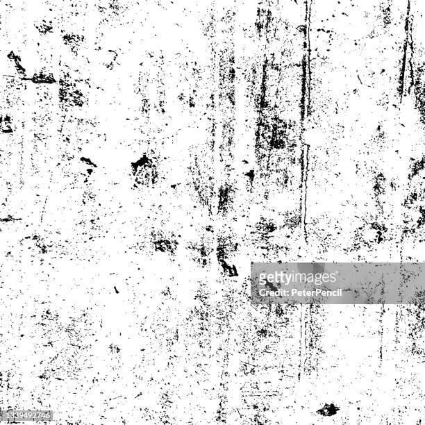 ilustrações de stock, clip art, desenhos animados e ícones de concrete cement grunge texture. black dusty scratchy pattern. abstract grainy background. vector design artwork. textured effect. crack. - scratched